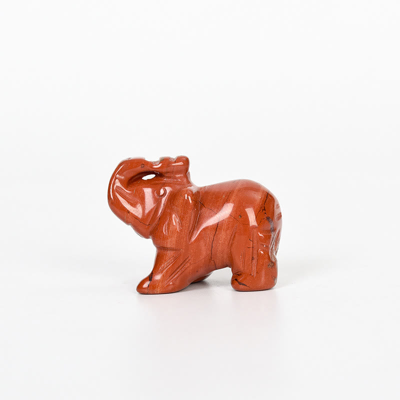 Olivenorma 1.5/2 Inches Carved Elephant Figurine Gemstone Decoration - image 22