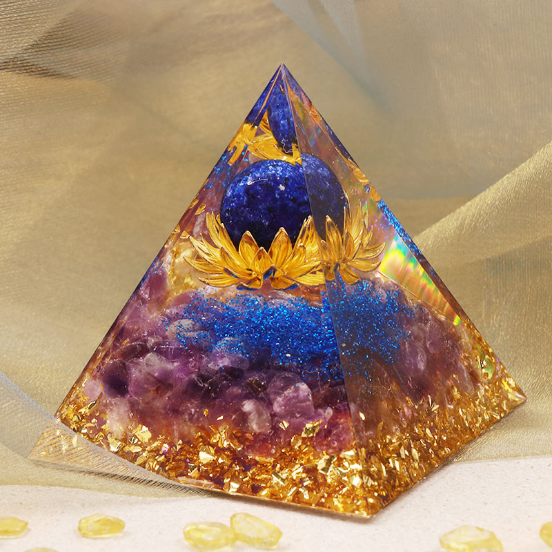 Olivenorma Inner Vision Lotus Orgone Pyramid - image 3
