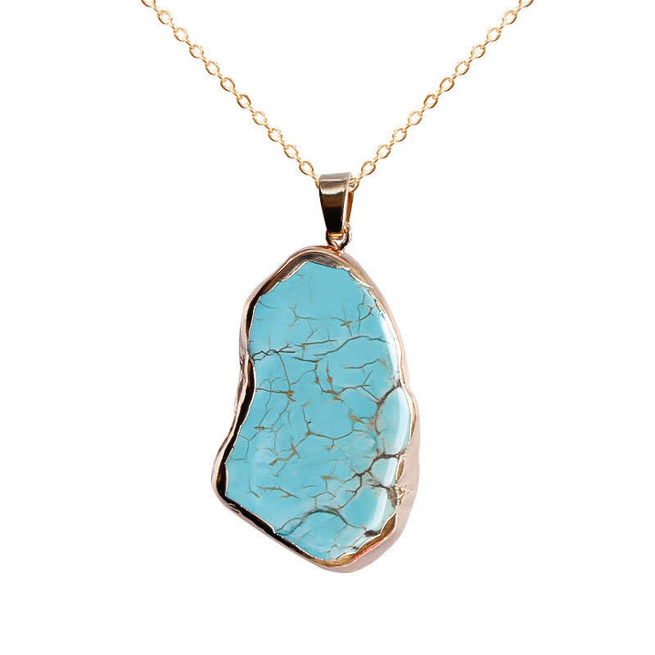 Olivenorma Delicate Irregular Turquoise Necklace