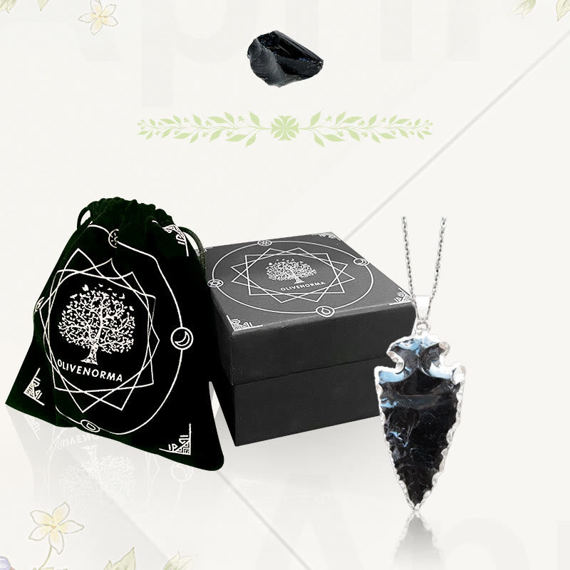 FREE Today:  Black Obsidian Arrowhead Necklace - image 16