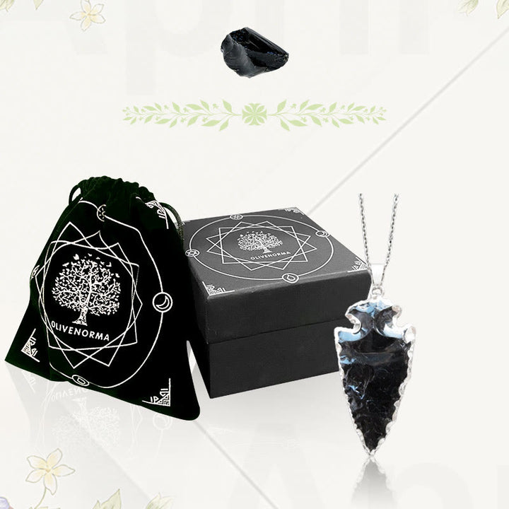 FREE Today:  Black Obsidian Arrowhead Necklace - image 16