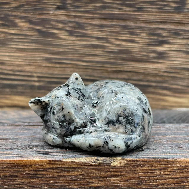 Olivenorma 4cm Natural Crystal Nap Cat Gemstone Decoration - Curb Stone - image 23