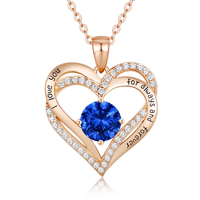 FREE Today: "I Love You Always and Forever" – Forever Love Birthstone Heart Necklace - image 34