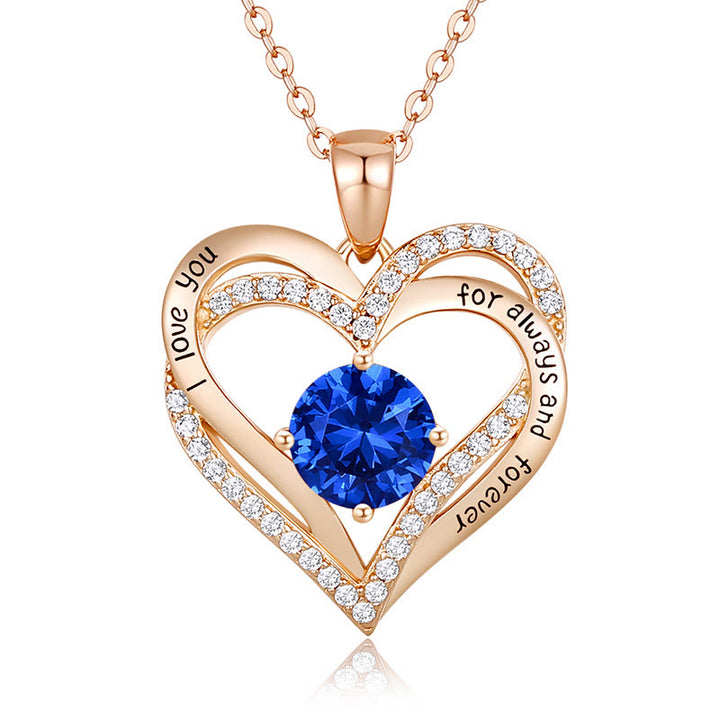 FREE Today: "I Love You Always and Forever" – Forever Love Birthstone Heart Necklace - image 34