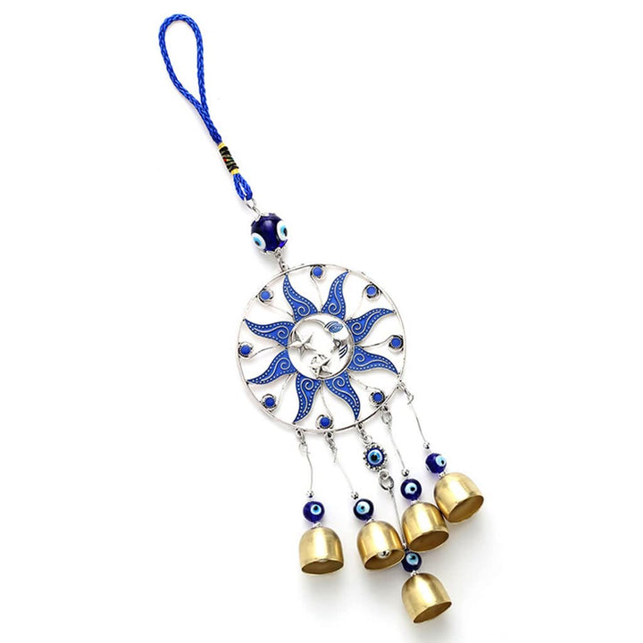 Olivenorma Evil Eye Sun Moon Wind Chime Ornament