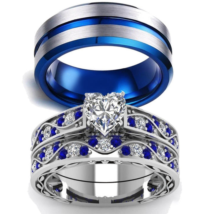 (Clearance 30% OFF / CODE: OFF30) Olivenorma For Noble Love Couple Rings