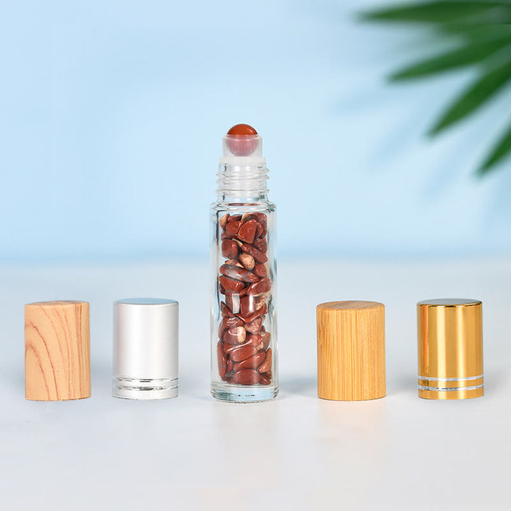 Olivenorma Crystal Roll-On Essential Oil Bottle Gemstone Decoration - image 13