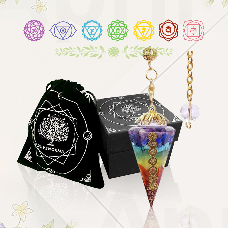 Olivenorma Chakra Orgone Divination Pendulum