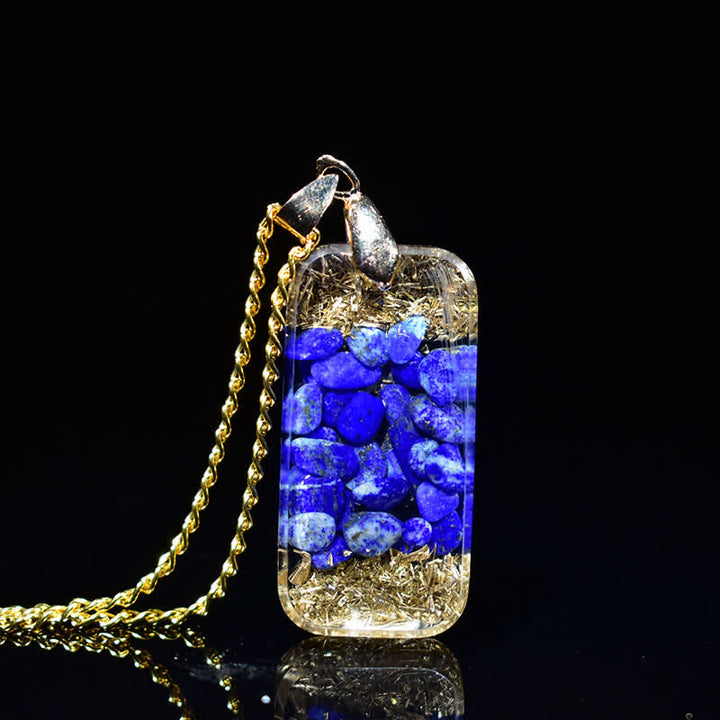 Olivenorma Raise Consciousness - Lapis Lazuli Orgone Energy Necklace