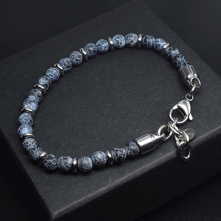 Olivenorma Weathered Agate Bead Bracelet