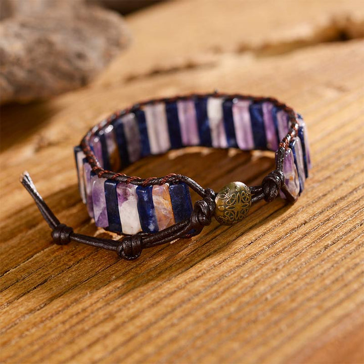 Amethyst Lapis Lazuli Bracelet