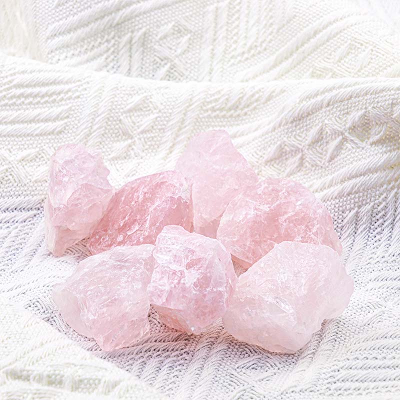 Olivenorma Rose Quartz Natural Raw Stone