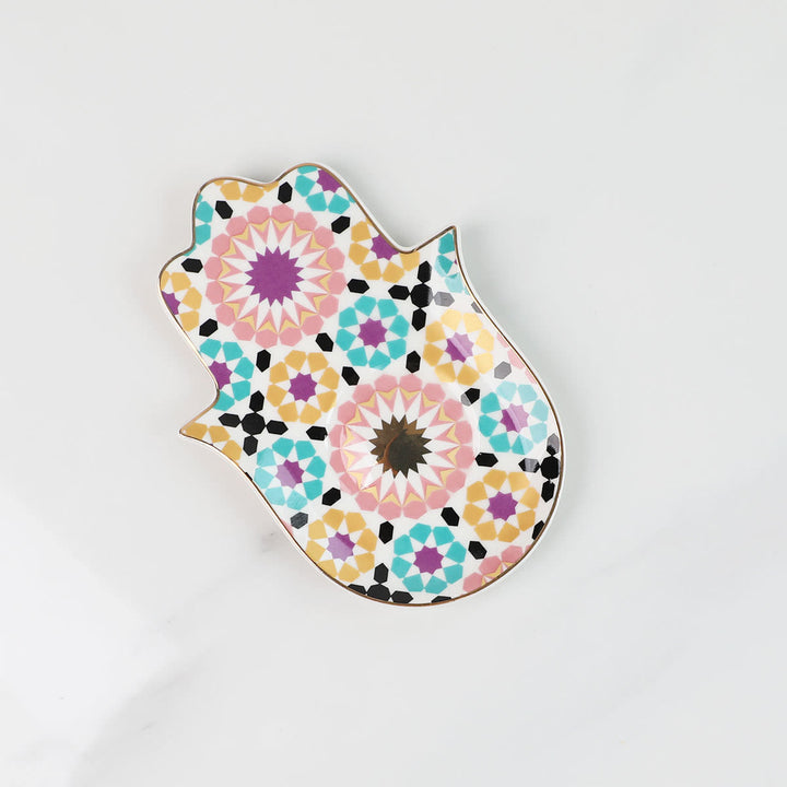 Olivenorma Hamsa Evil Eye Dish Coaster