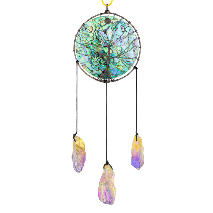 Olivenorma Abalone Shell Tree Of Life Hanging Ornament