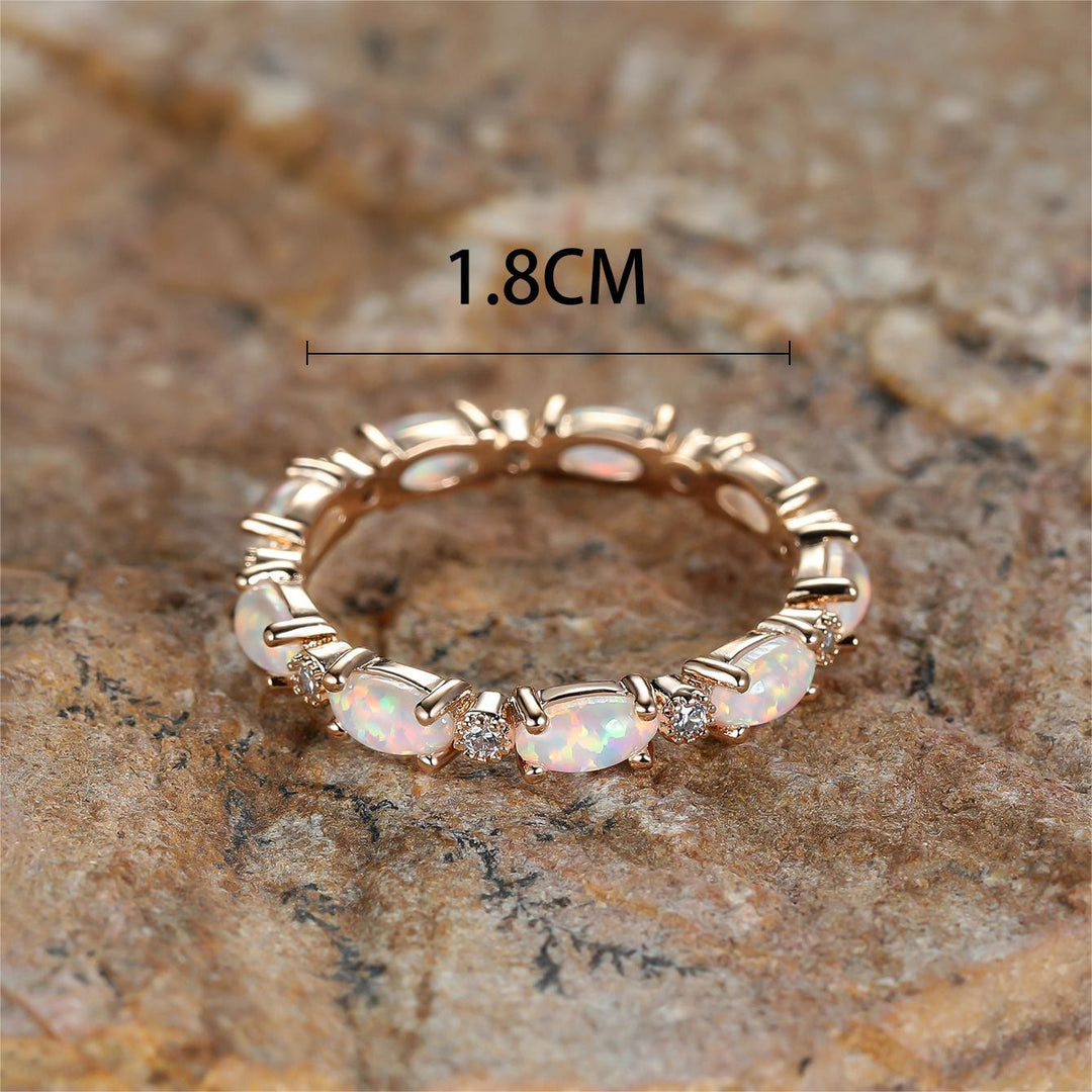 FREE Today: "Secret Energy" - Color Opal Retro Black Gold Ring - image 10