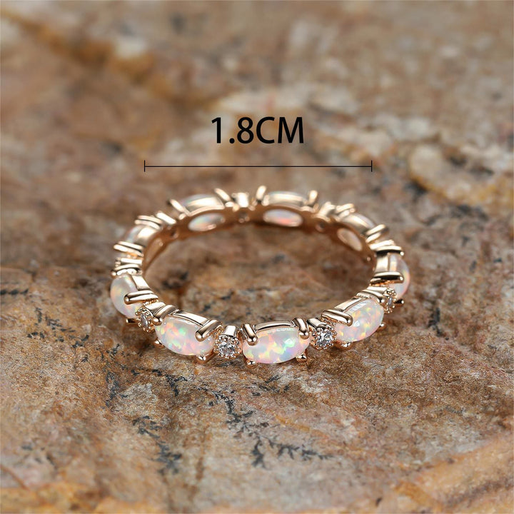 FREE Today: "Secret Energy" - Color Opal Retro Black Gold Ring - image 10