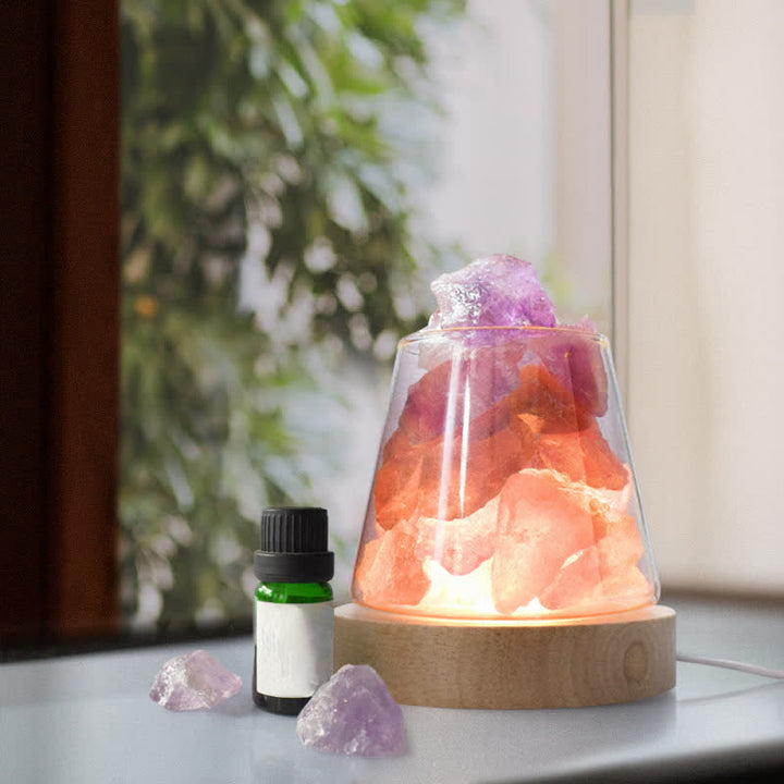 (Clearance 30% OFF / CODE: OFF30) Olivenorma Four Seasons -  Essential Oil Diffuser Crystal Aromatherapy Lamp