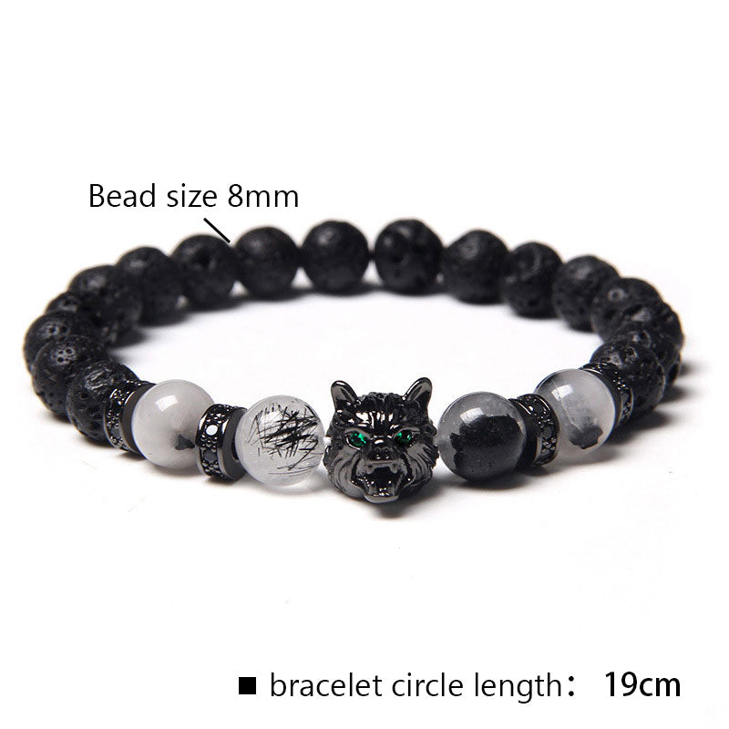 Olivenorma Moonstone Wolf Bracelet - image 2