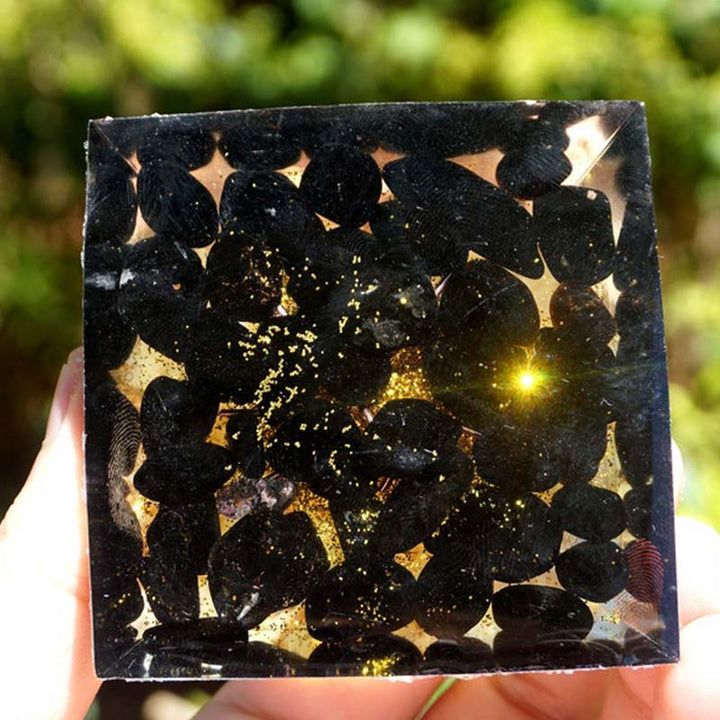 FREE Today: Golden Clarity-Citrine & Obsidian Tree of Life Pyramid - image 8