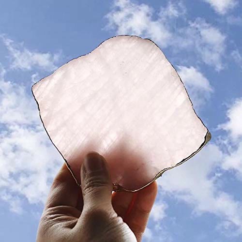Olivenorma Rose Quartz Coaster Gemstone Decoration - image 2