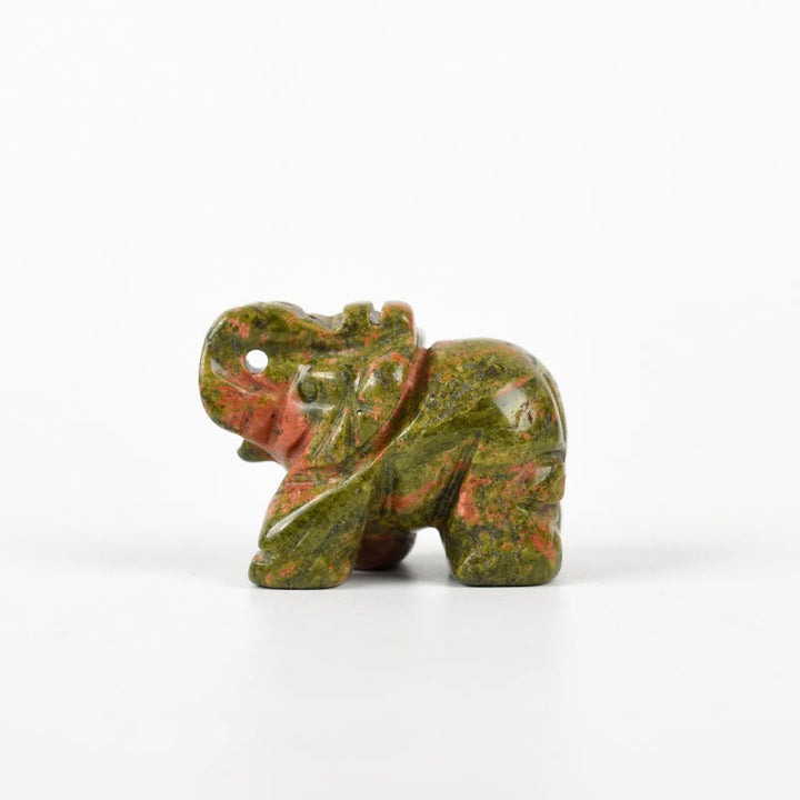 Olivenorma 1.5/2 Inches Carved Elephant Figurine Gemstone Decoration - image 8