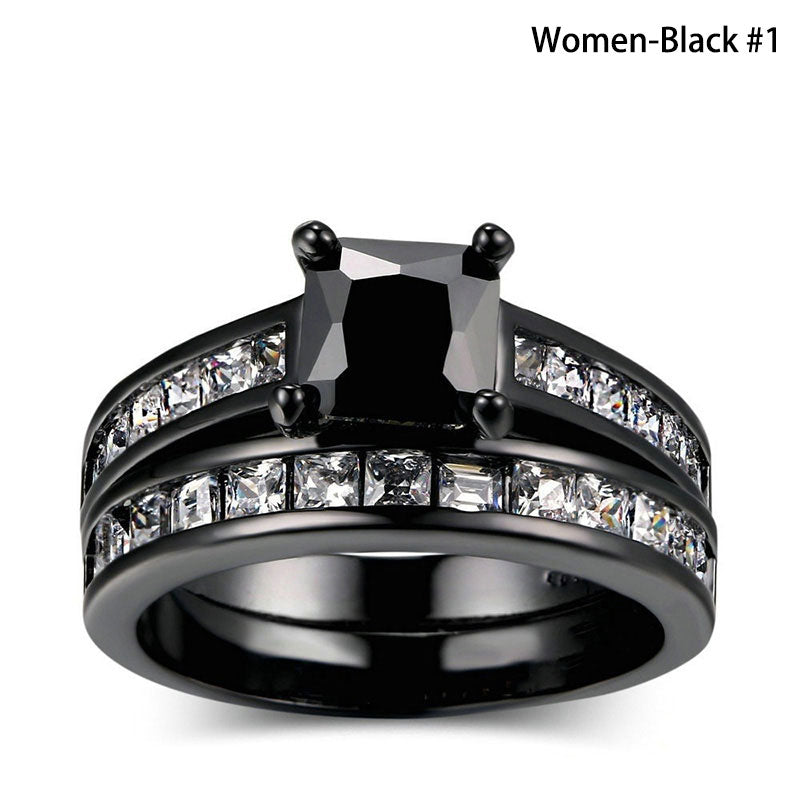 FREE Today: For Noble Love Couple Rings - Women-Black#1 - 12 - image 34