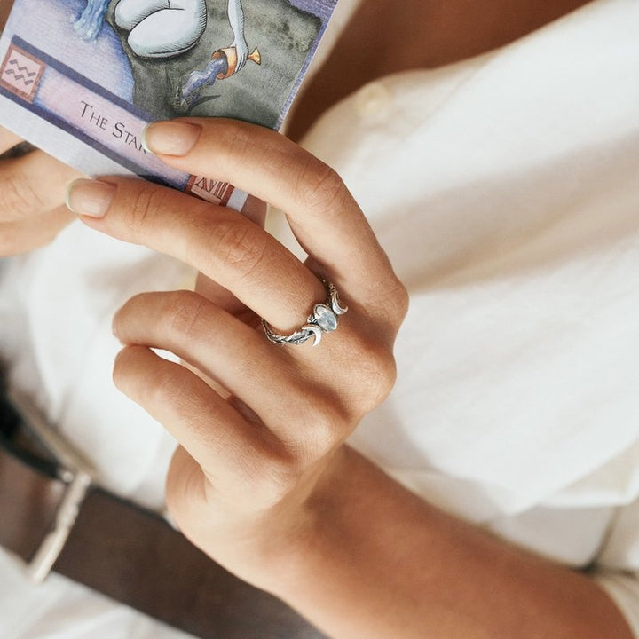 FREE Today: Moonstone Moon Light Ring - image 2