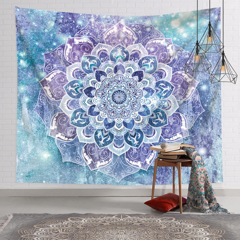 Olivenorma Yoga Backdrop Fabric Decorative Wall Covering Mural Tapestry - Flannel - Lotus#8 - 78.74"*59.05"(200*150cm) - image 15