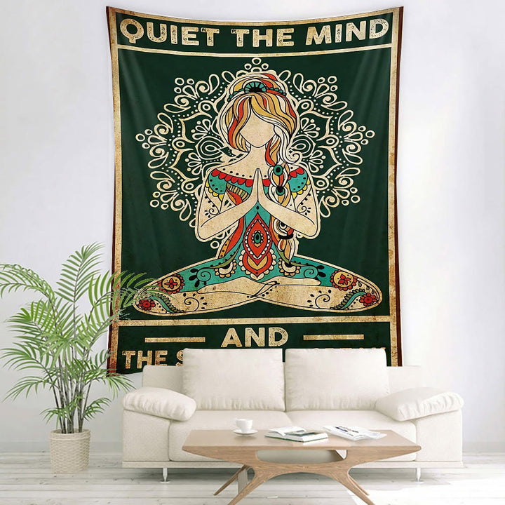 Olivenorma Yoga Meditation Chakra Pattern Tapestry