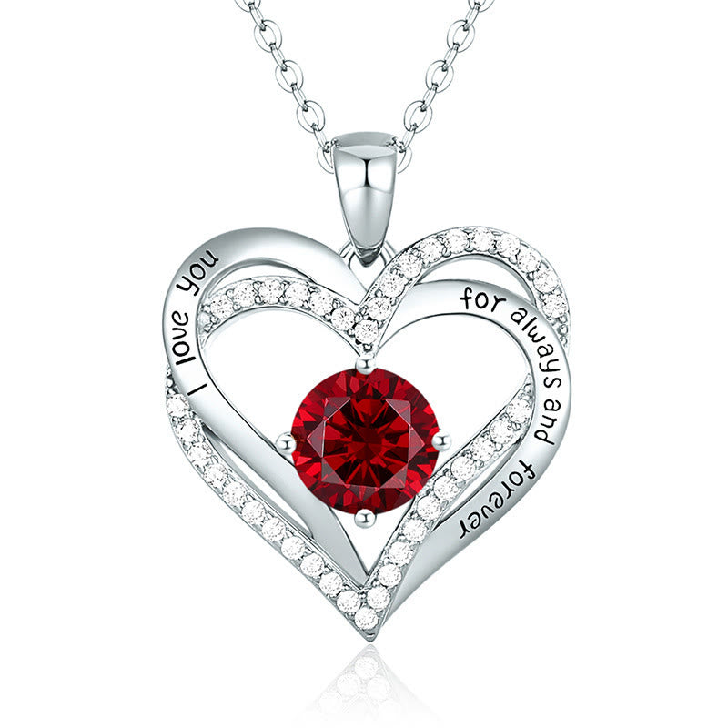 FREE Today: "I Love You Always and Forever" – Forever Love Birthstone Heart Necklace - image 15
