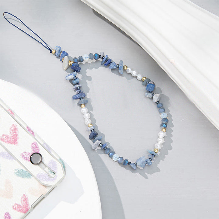 Olivenorma Colorful Gravel Pearl Color Matching Mobile Phone Strap