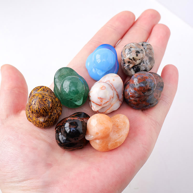 Olivenorma 1.2Inch Quartz Crystal Duck Carving Gemstone Decoration - image 49