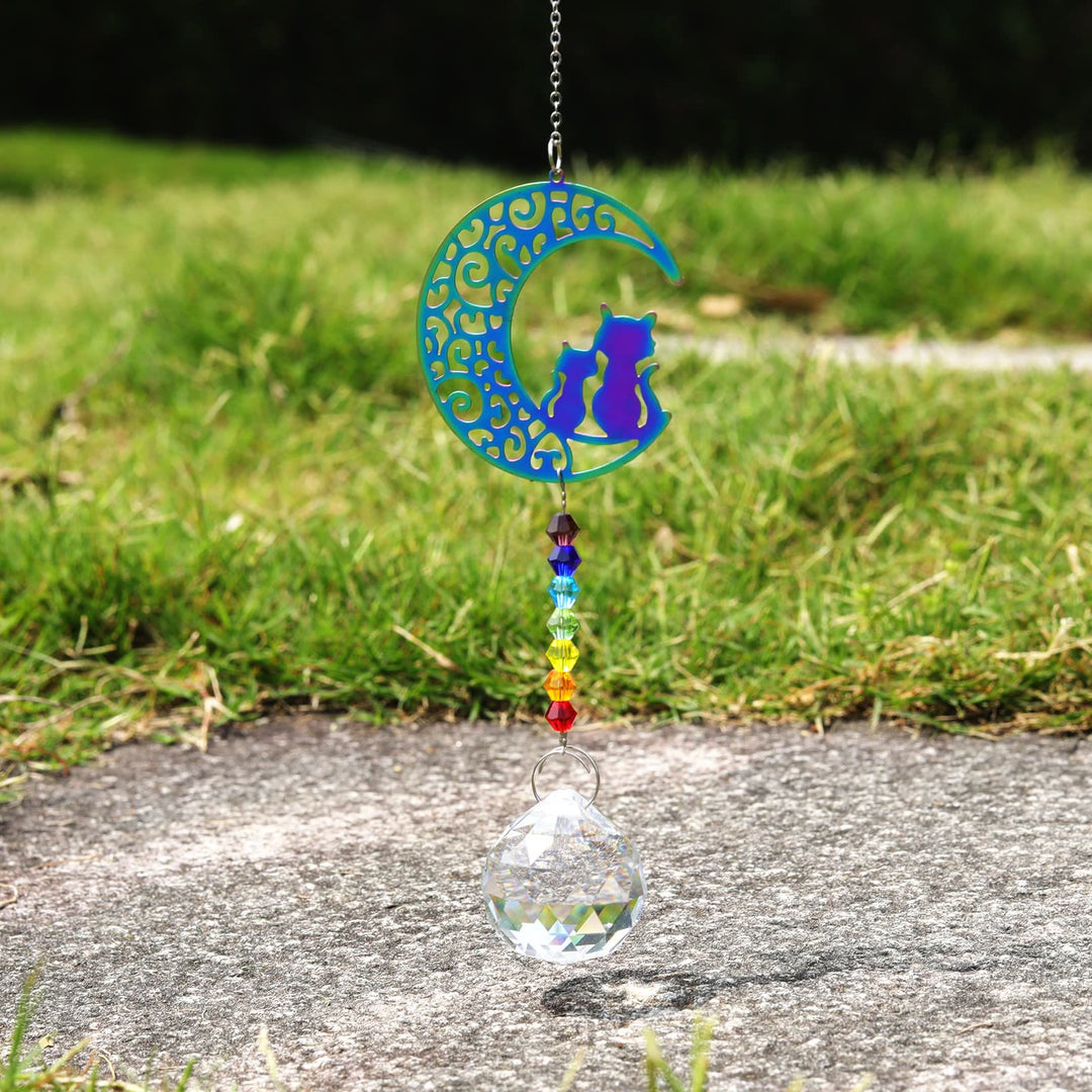 Olivenorma Clear Crystal Hanging Chakra Beads Wind Chime Suncatcher - image 27