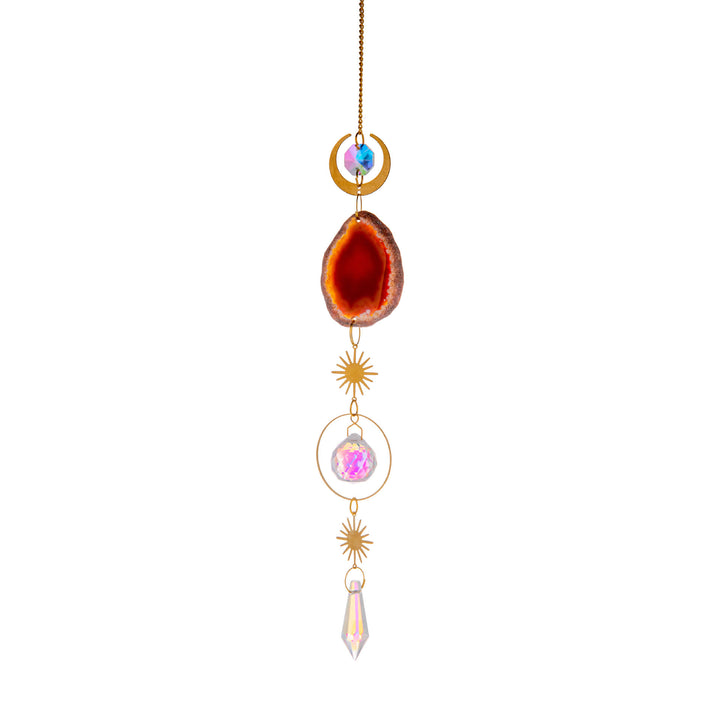 Olivenorma Agate Suncatcher Wind Chime