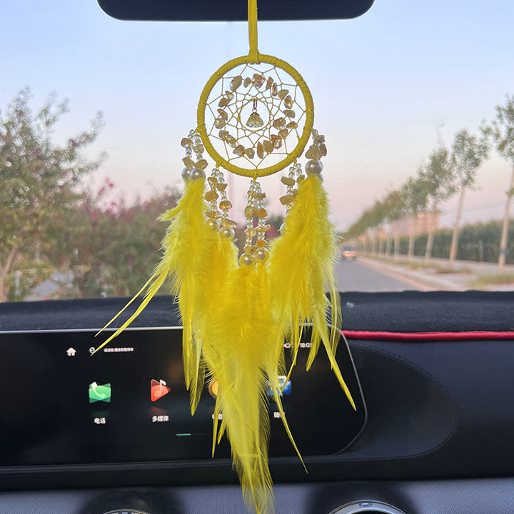 Olivenorma Car View Mirror Hanging Handwoven Dream Catcher