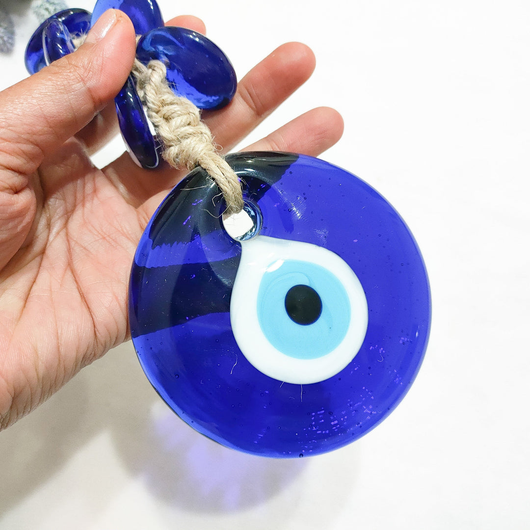 Olivenorma Evil Eye Glass Blue Wall Hanging Decoration Ornament