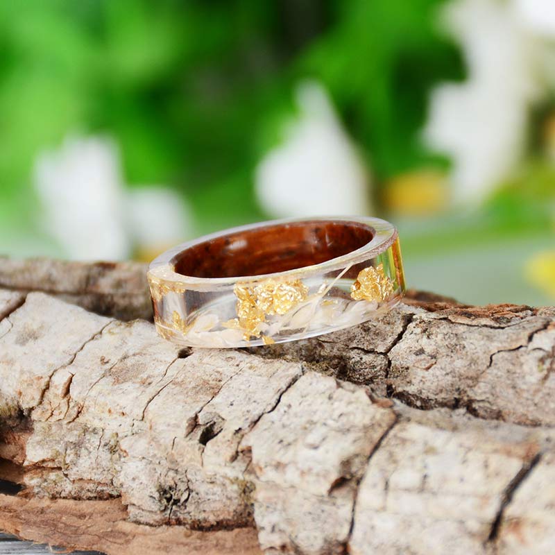 Olivenorma Intellectual & Optimistic - Handmade Wood Ring