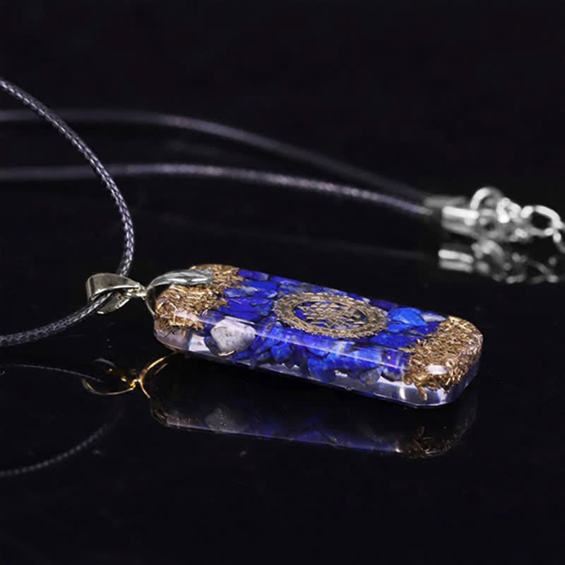 Olivenorma Raise Consciousness - Lapis Lazuli Orgone Energy Necklace