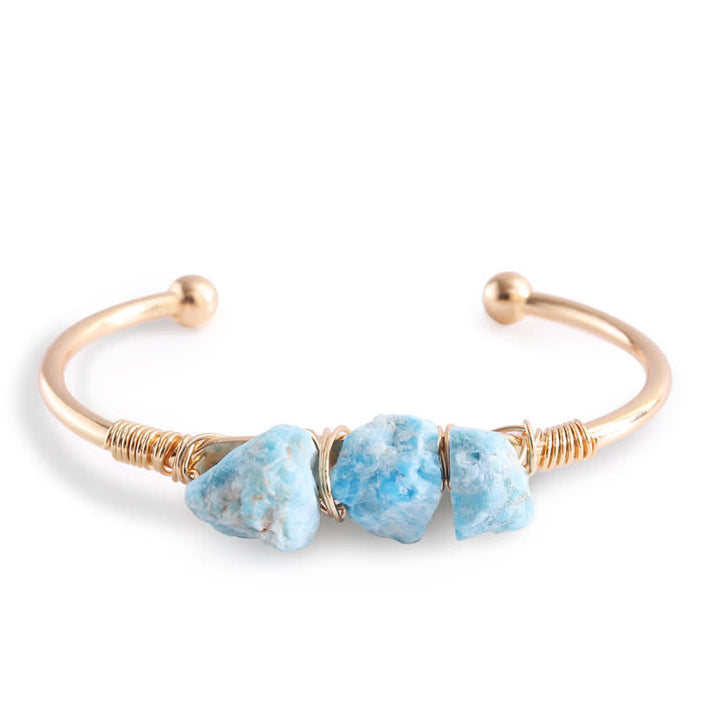 Olivenorma  Vintage Raw Crystal Gemstone Bracelet