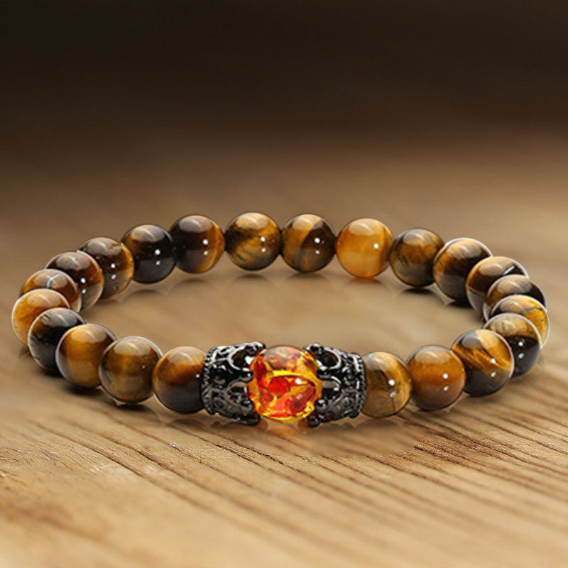 Natural Crystal Stone Bracelet - Tiger Eye - image 7