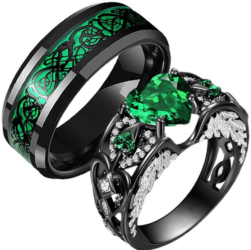 (Clearance 30% OFF / CODE: OFF30) Olivenorma For Noble Love Couple Rings