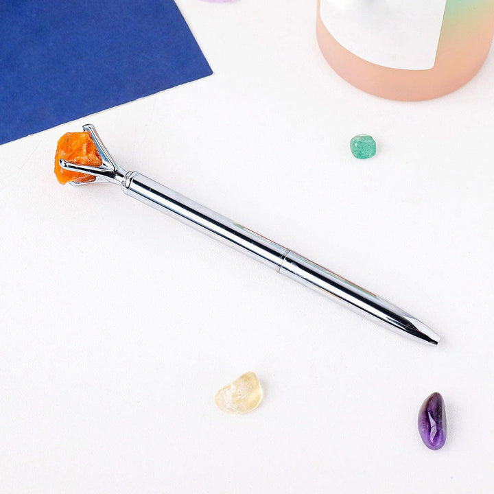 Olivenorma Raw Stone Manifestation Pen Gemstone Decoration - image 24