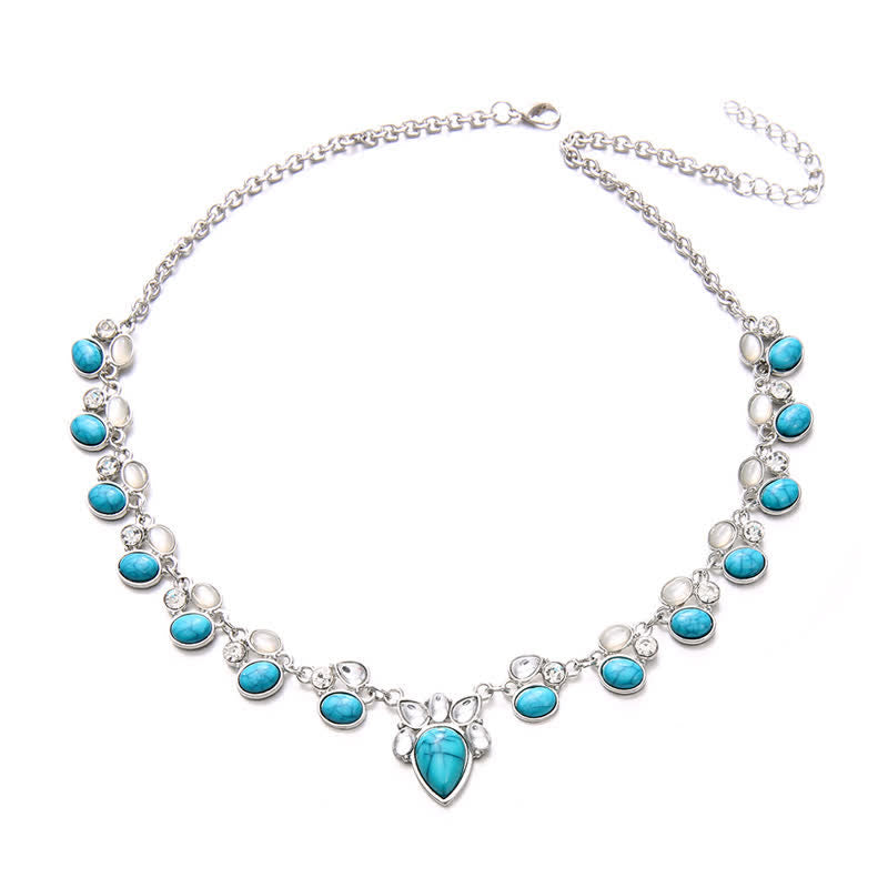 Olivenorma Fashionable Bohemia Turquoise Necklace