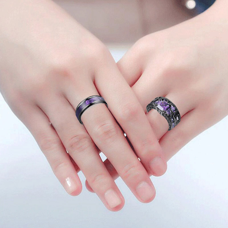 (Clearance 30% OFF / CODE: OFF30) Olivenorma For Noble Love Couple Rings