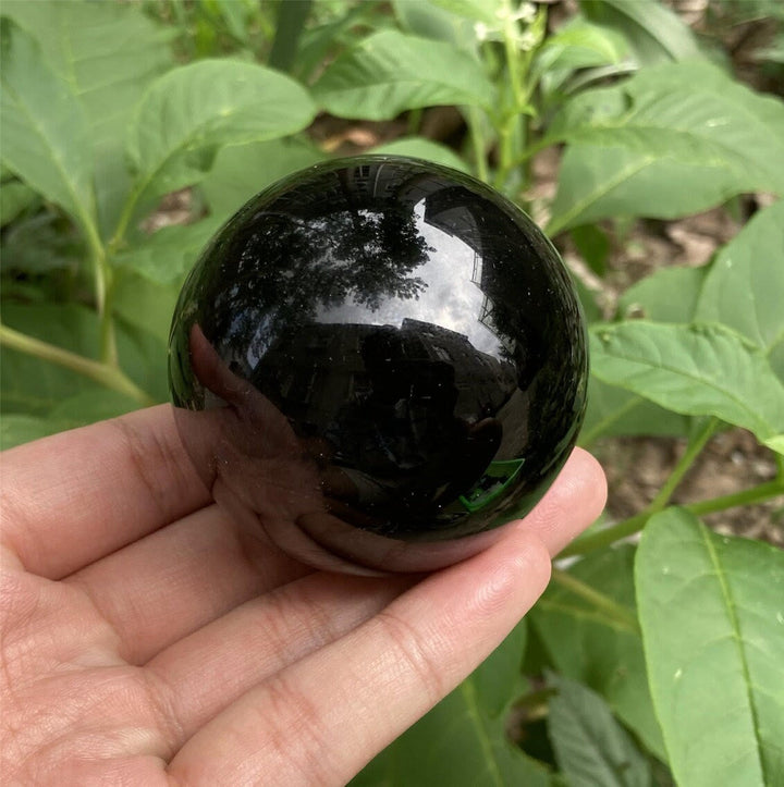 Olivenorma Obsidian Crystal Sphere Decoration