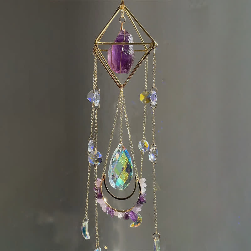 Olivenorma Rainbow Maker Crystal Suncatcher Gemstone Ornament