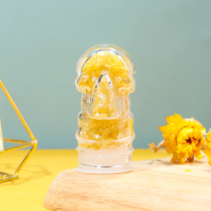 Olivenorma Skull Water Bottle Crystal Decoration