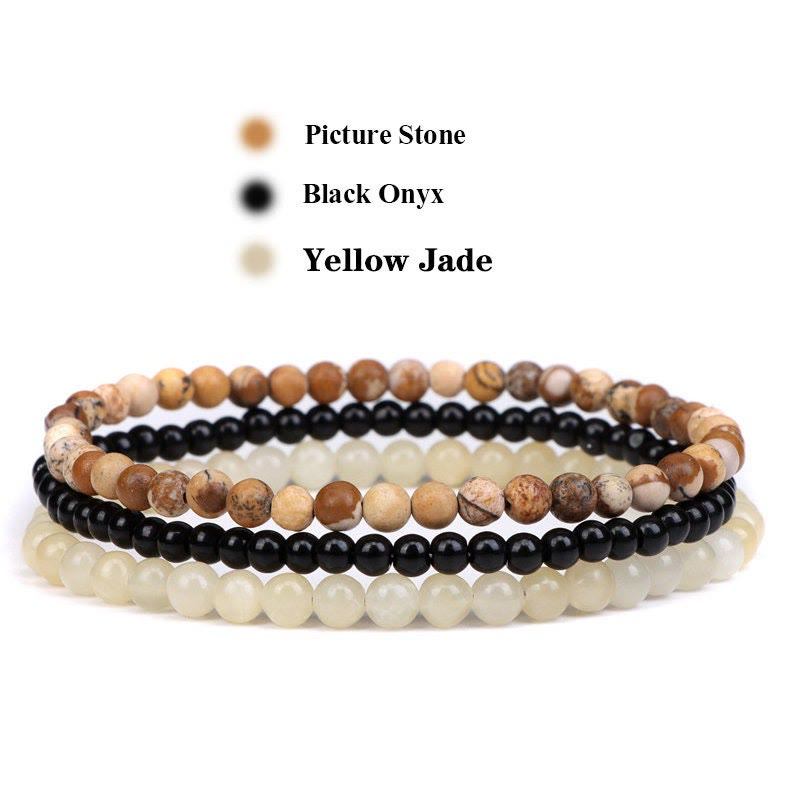 Olivenorma Protection From Negative Energies Picture Jasper Bracelet
