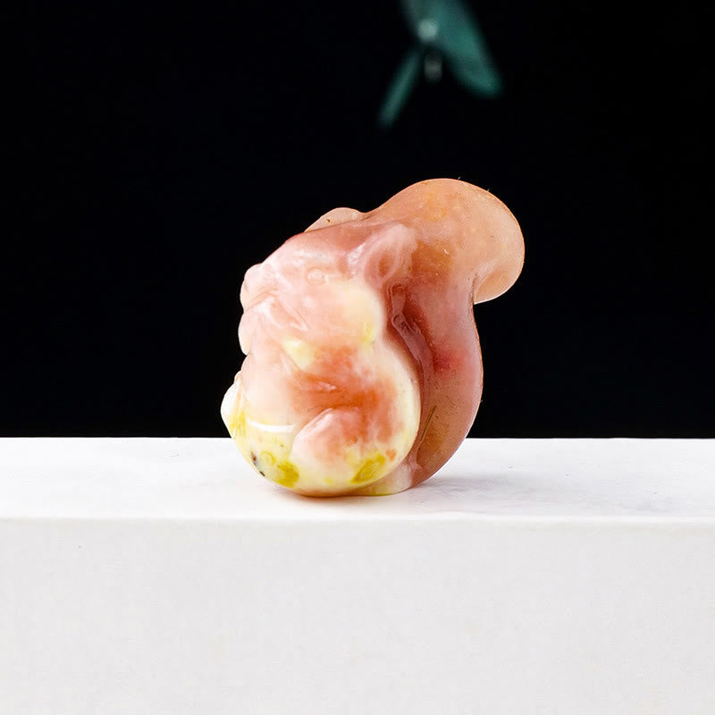 Olivenorma Natural Crystal Squirrel Carving Ornament Gemstone Decoration - image 35