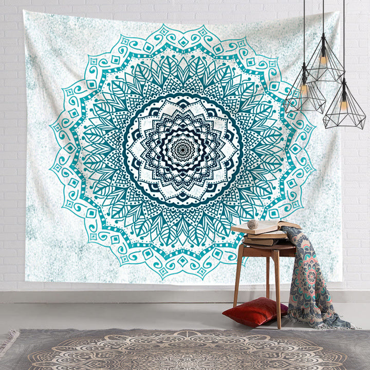 Olivenorma Yoga Backdrop Fabric Decorative Wall Covering Mural Tapestry - Flannel - Lake Blue - 78.74"*59.05"(200*150cm) - image 23
